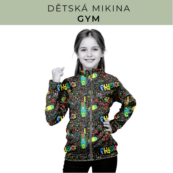 Dětská střih - mikina GYM