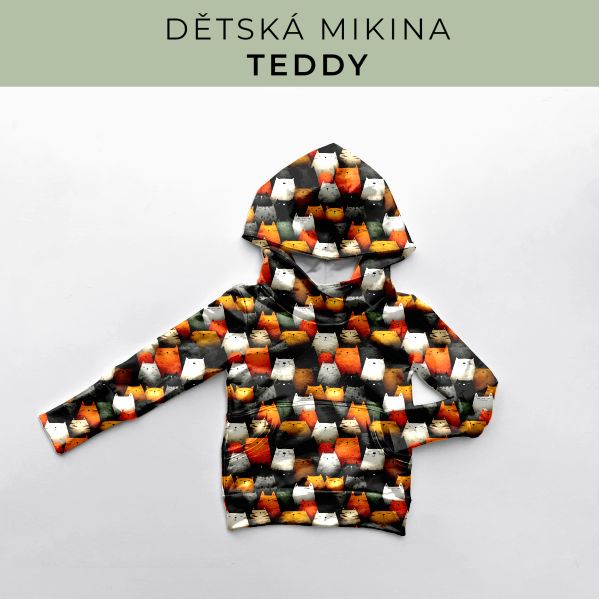 DĚTSKÝ střih - Mikina Teddy
