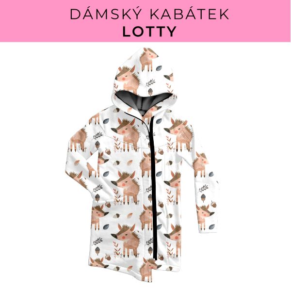 DÁMSKÝ střih - Kabátek Lotty