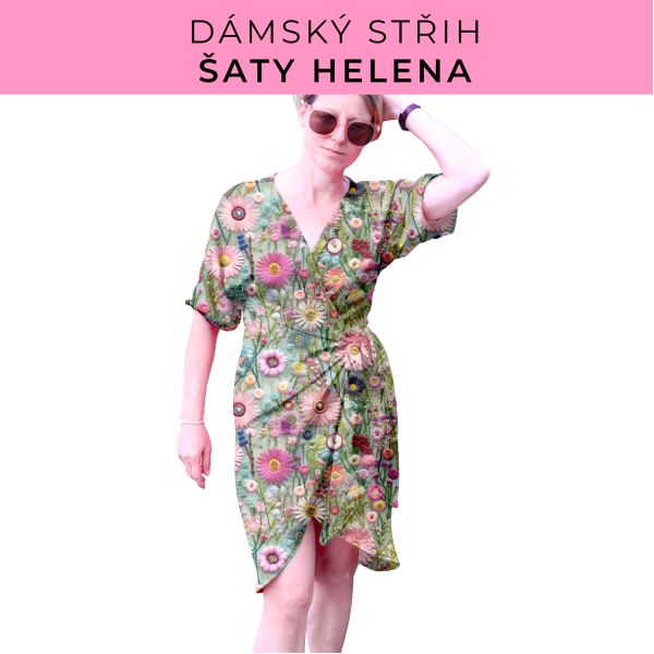 Dámský střih na šaty  Helena