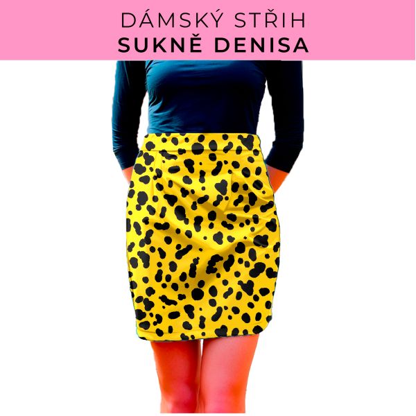 Dámský střih - Dámská sukně Denisa