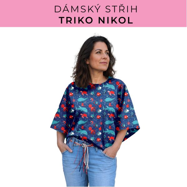 Dámský střih -  triko Nikol
