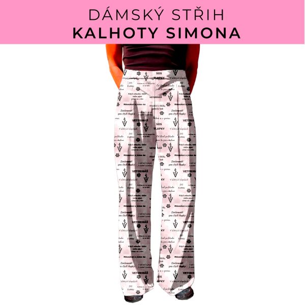 Dámský střih - kalhoty Simona