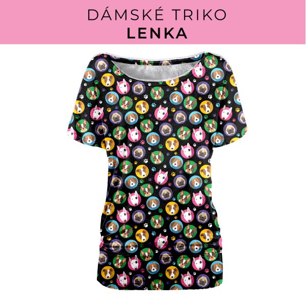 DÁMSKÝ střih - Triko Lenka