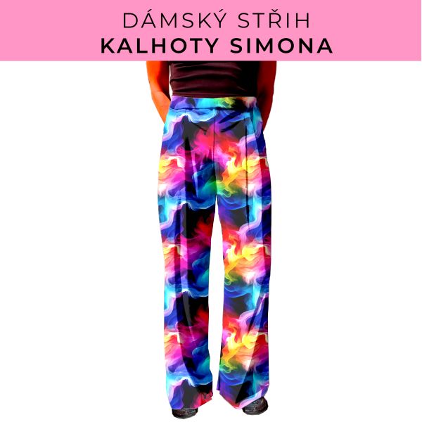 Dámský střih - kalhoty Simona