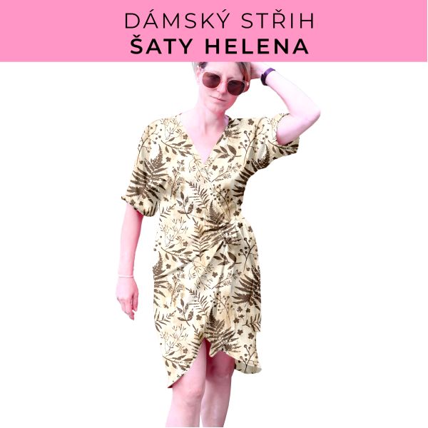 Dámský střih na šaty  Helena