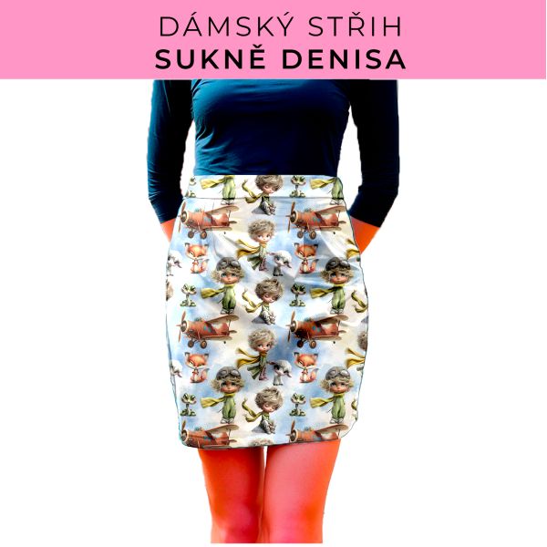 Dámský střih - Dámská sukně Denisa