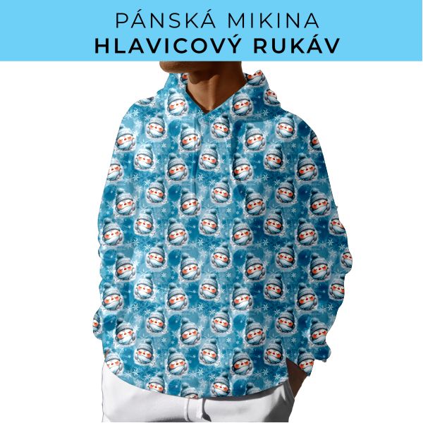 PÁNSKÝ střih - mikina s kapucí
