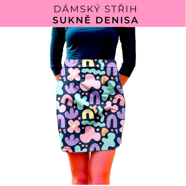 Dámský střih - Dámská sukně Denisa