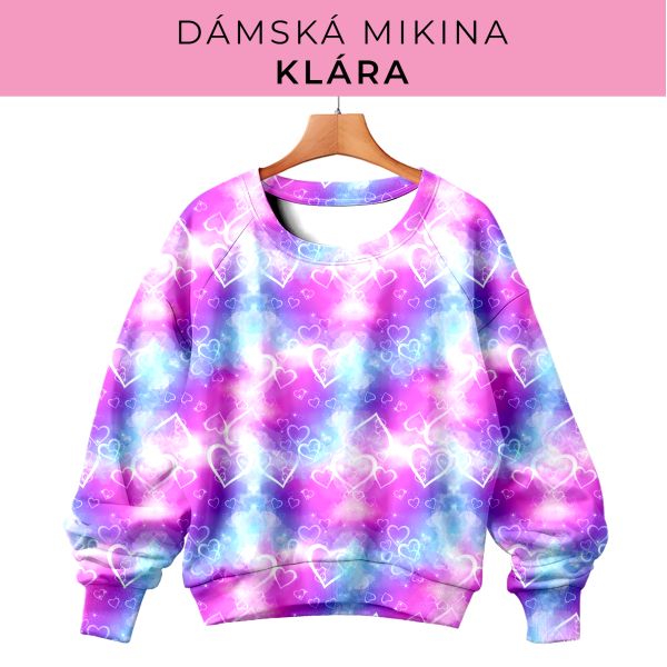 DÁMSKÝ střih - mikina Klára