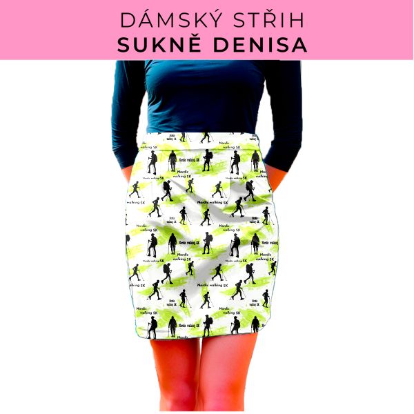 Dámský střih - Dámská sukně Denisa