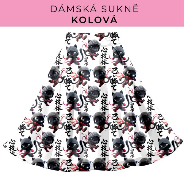 DÁMSKÝ střih - Kolová sukně