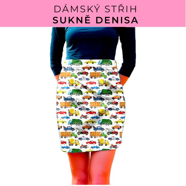 Dámský střih - Dámská sukně Denisa