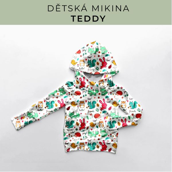 DĚTSKÝ střih - Mikina Teddy