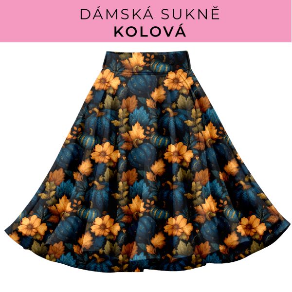 DÁMSKÝ střih - Kolová sukně