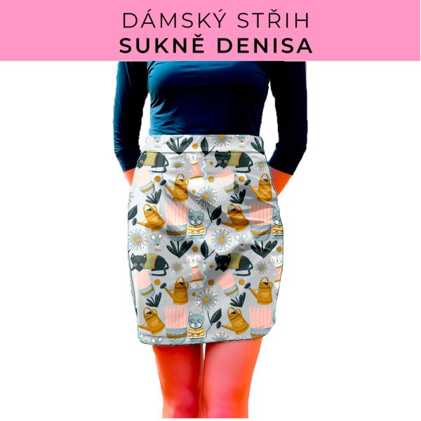 Dámský střih - Dámská sukně Denisa