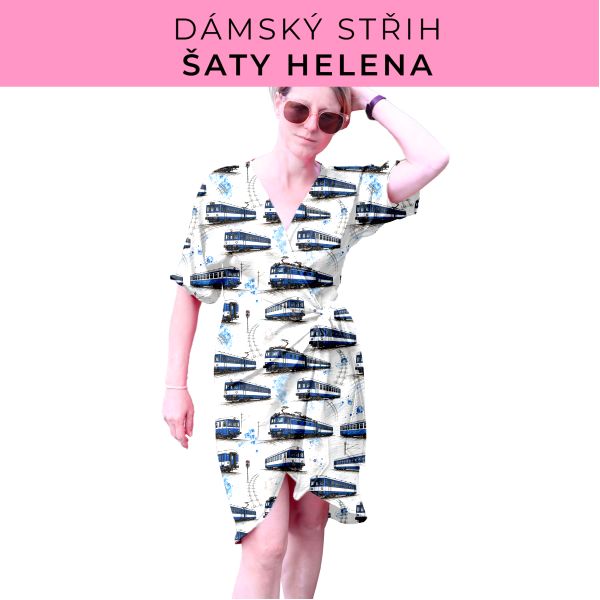 Dámský střih na šaty  Helena