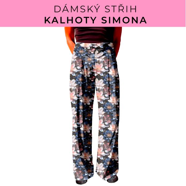 Dámský střih - kalhoty Simona