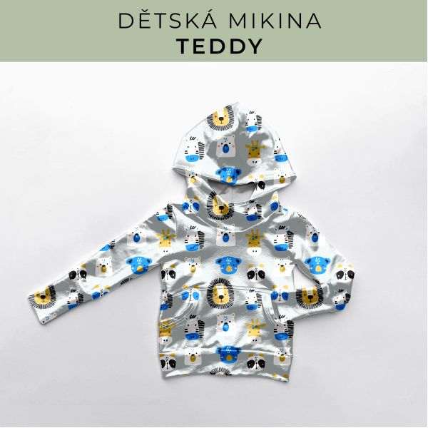 DĚTSKÝ střih - Mikina Teddy