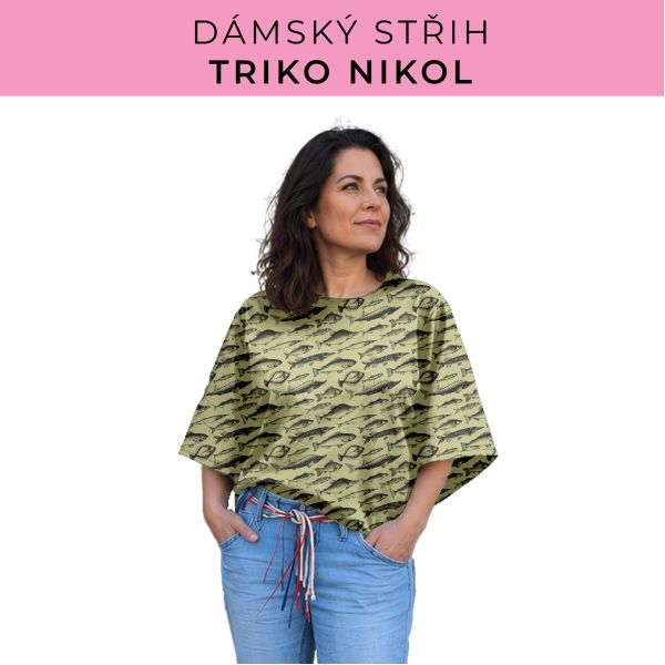 Dámský střih -  triko Nikol