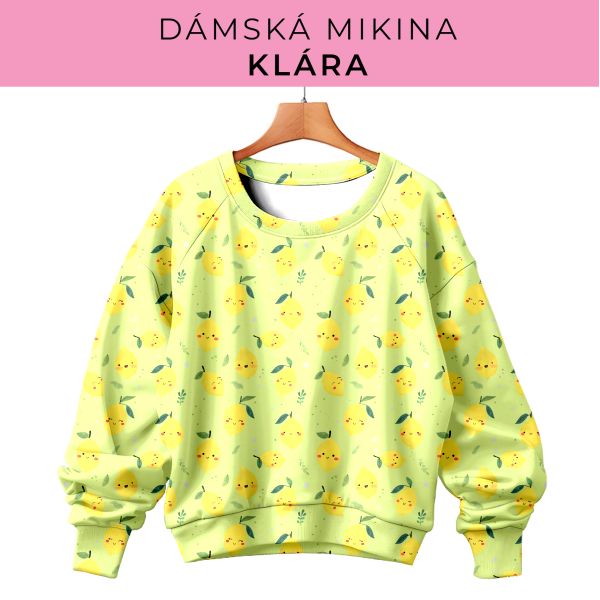 DÁMSKÝ střih - mikina Klára