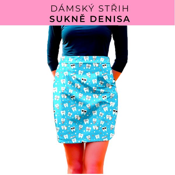 Dámský střih - Dámská sukně Denisa
