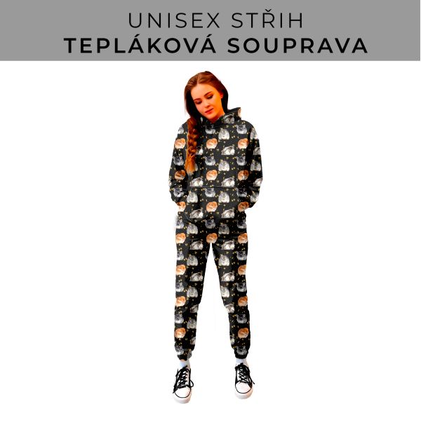 DÁMSKÝ střih - SET mikina a tepláky 