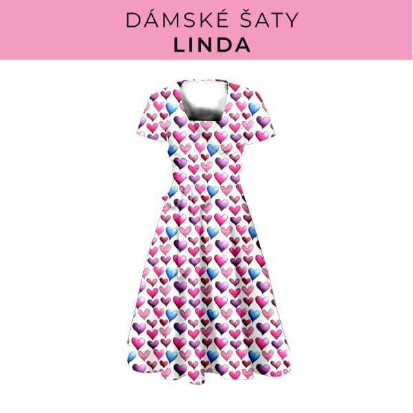 DÁMSKÝ střih - šaty Linda