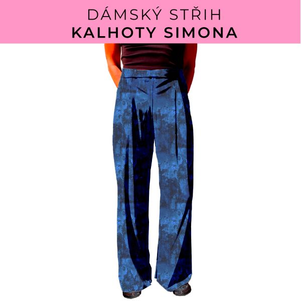 Dámský střih - kalhoty Simona