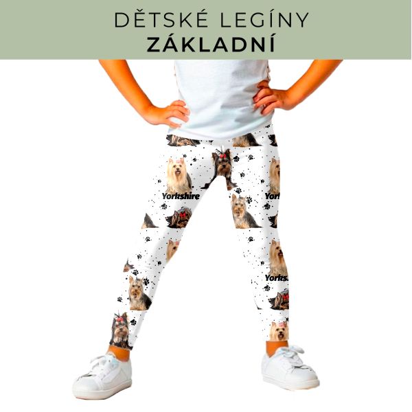 DĚTSKÝ střih - legíny základní