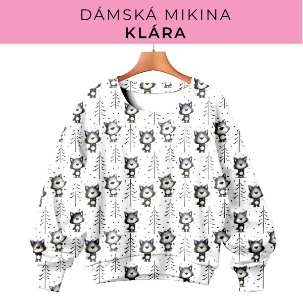 DÁMSKÝ střih - mikina Klára