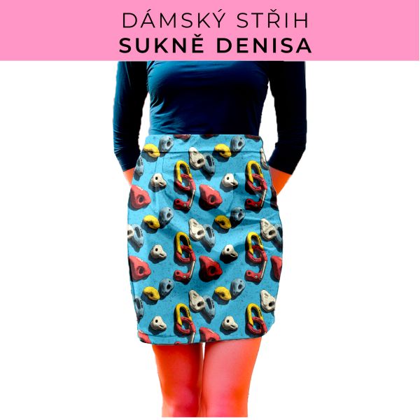 Dámský střih - Dámská sukně Denisa