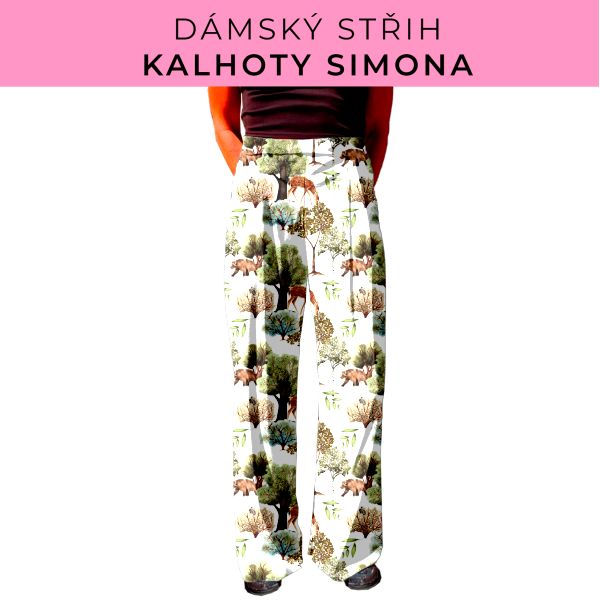Dámský střih - kalhoty Simona