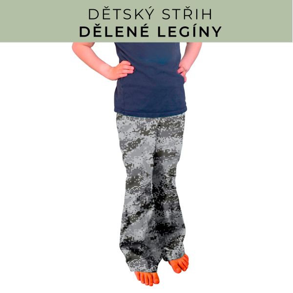 Dětský střih - Dělené legíny