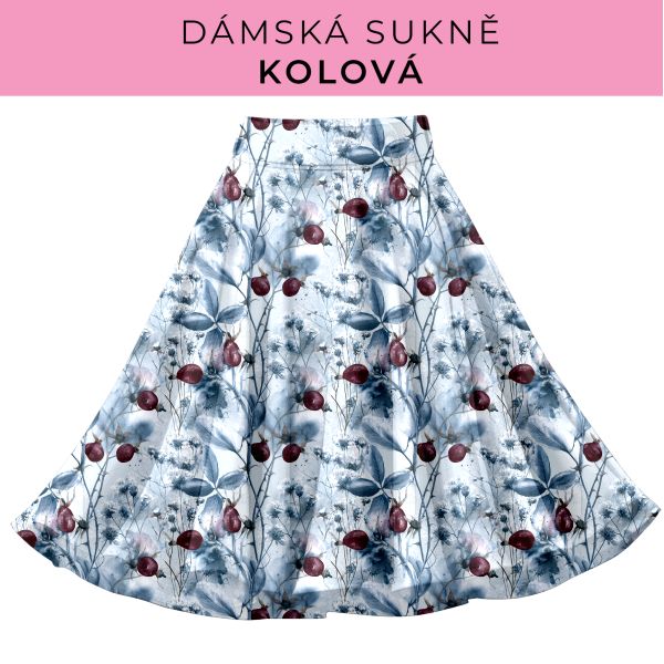 DÁMSKÝ střih - Kolová sukně