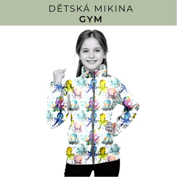 Dětská střih - mikina GYM