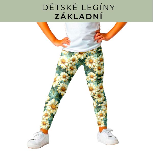 DĚTSKÝ střih - legíny základní