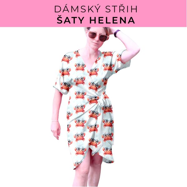 Dámský střih na šaty  Helena