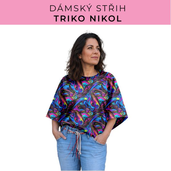 Dámský střih -  triko Nikol