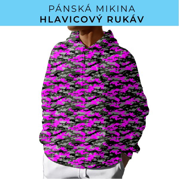 PÁNSKÝ střih - mikina s kapucí