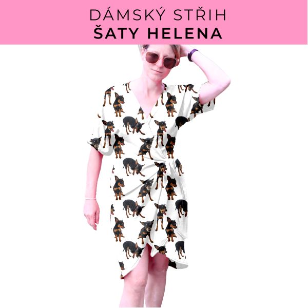 Dámský střih na šaty  Helena