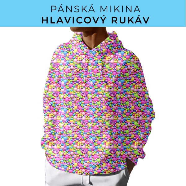 PÁNSKÝ střih - mikina s kapucí