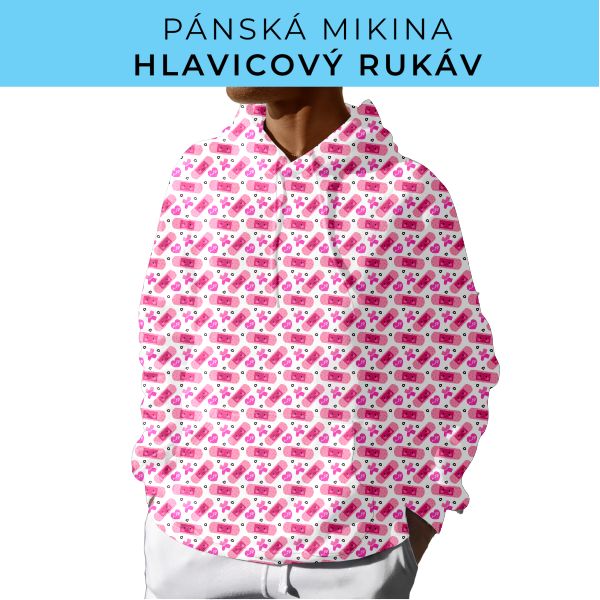 PÁNSKÝ střih - mikina s kapucí