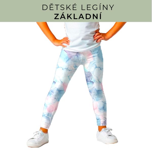 DĚTSKÝ střih - legíny základní