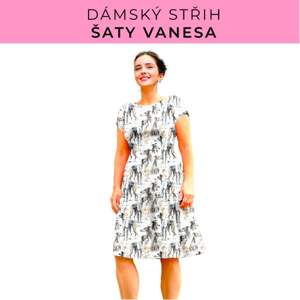 Dámský střih šaty Vanesa
