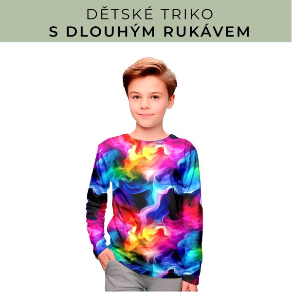 DĚTSKÝ střih - triko dlouhý rukáv