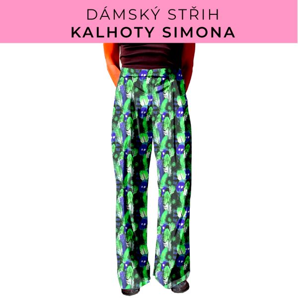Dámský střih - kalhoty Simona