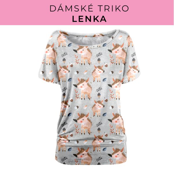 DÁMSKÝ střih - Triko Lenka