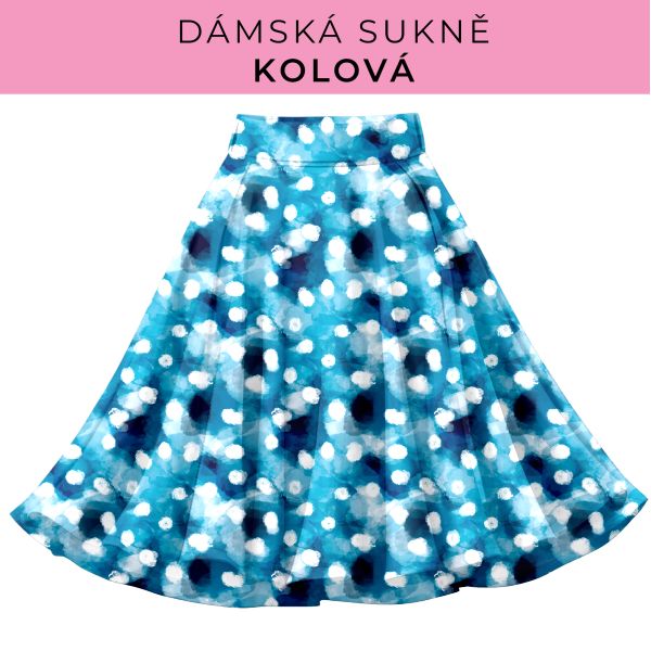 DÁMSKÝ střih - Kolová sukně
