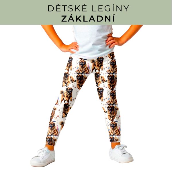 DĚTSKÝ střih - legíny základní